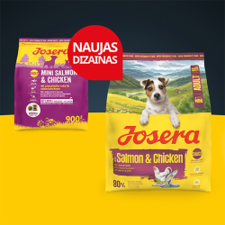 Josera Mini Salmon&Chicken sausas maistas šunims, 900 g