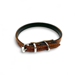 Fleksas rudas, odinis...