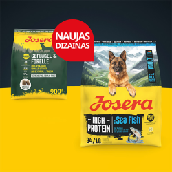 Josera High Protein Sea Fish sausas maistas šunims, 900 g