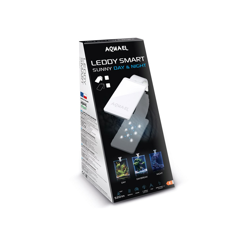 Aquael Leddy Smart Sunny juoda akvariumo lempa 4,8 W