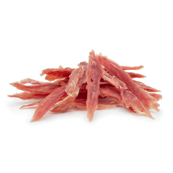 Happet Duck Stripes antienos juostelės skanėstai šunims, 500 g