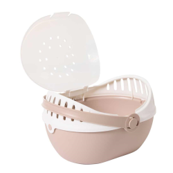 Nobby Elmo rausvas transportavimo boksas graužikams, 30,5x24,5x20,5 cm