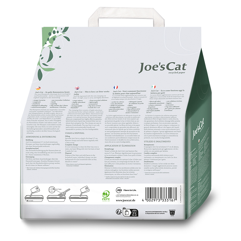 Joe's Cat popierinis kraikas katėms, 8 l