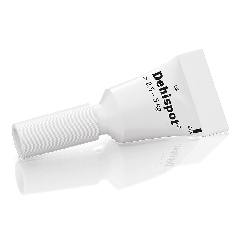 Dehispot užlašinamasis tirpalas nuo kirminų ir kaspinuočių vidutinėms katėms, 60 mg/15 mg