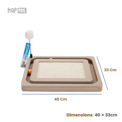 Happet draskymo lenta su kamuoliuku katėms, 40x33 cm