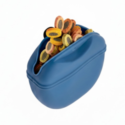 Happet juodas, silikoninis skanėstų dėklas šunims, 11x13x5 cm