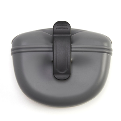 Happet juodas, silikoninis skanėstų dėklas šunims, 11x13x5 cm