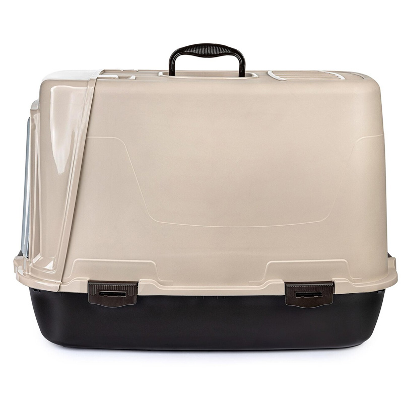 Happet kreminis, uždaras tualetas katėms, 60x55x42 cm