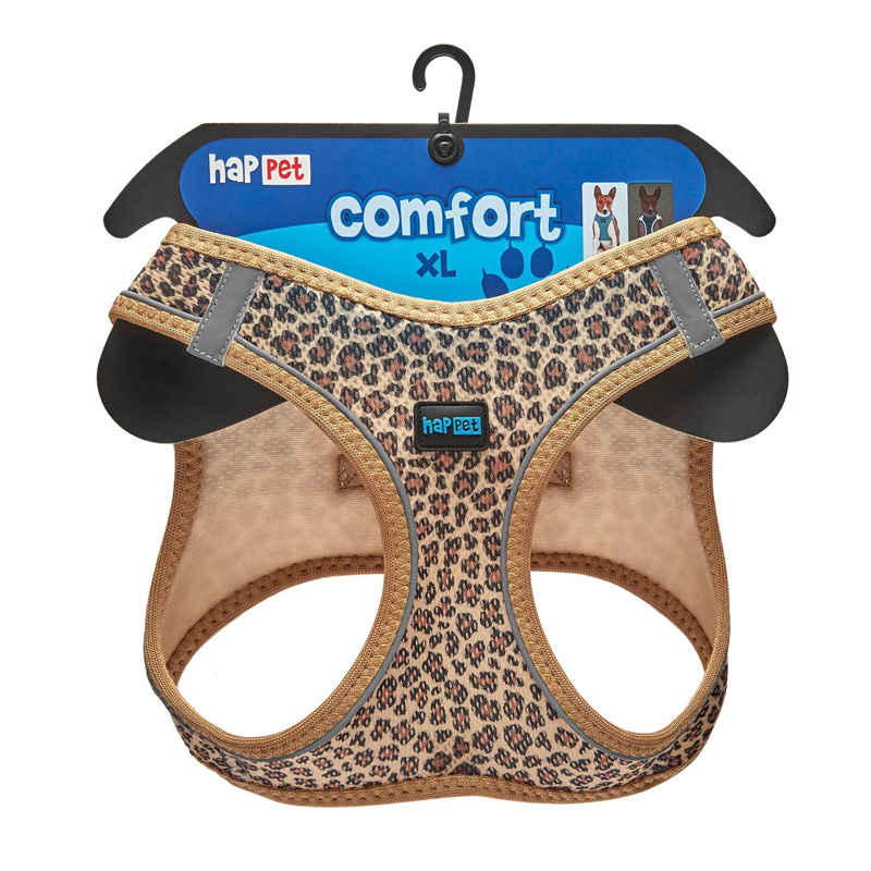 Happet minkštos, leopardinės petnešos šunims ir katėms, XL