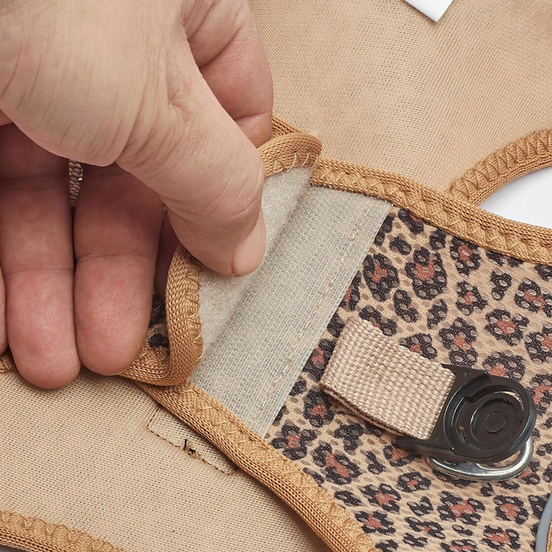 Happet minkštos, leopardinės petnešos šunims ir katėms, XL