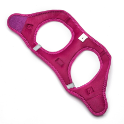 Happet minkštos, violetinės petnešos šunims ir katėms, L