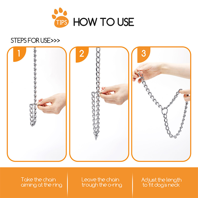 Nobleza metalinis antkaklis šunims, M