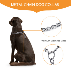 Nobleza metalinis antkaklis šunims, M