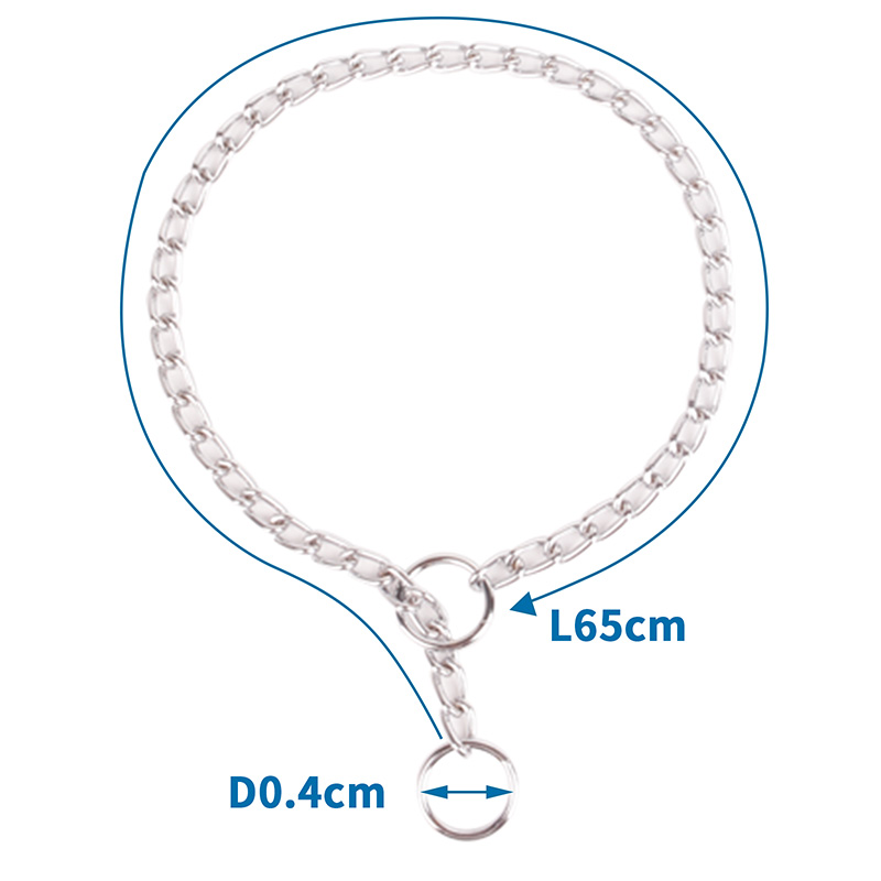 Nobleza metalinis antkaklis šunims, XL