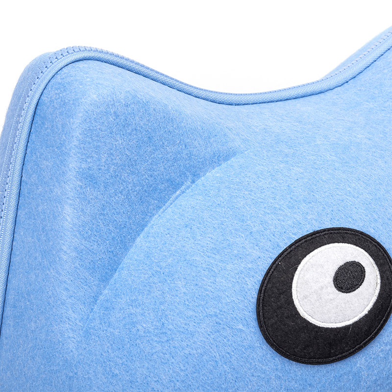 Nobleza Panda mėlynas namas-guolis katėms, 45x32x41 cm