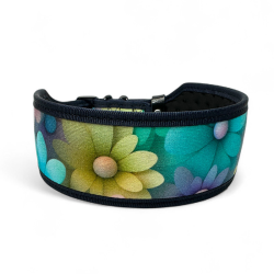 Fleksas platus, medžiaginis antkaklis su metaline sagtimi, 35–40 cm