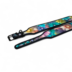 Fleksas platus, medžiaginis antkaklis su metaline sagtimi, 45–50 cm