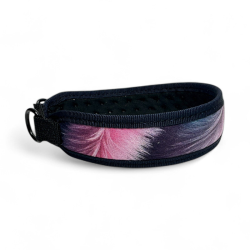 Fleksas medžiaginis antkaklis šunims su gumele, 30–35 cm