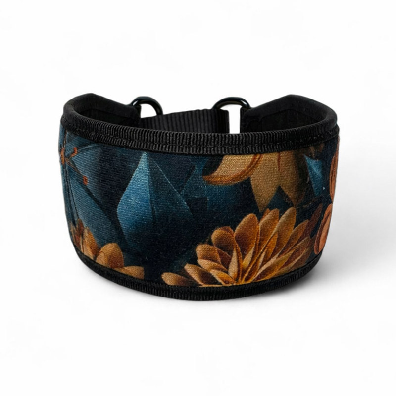 Fleksas Martingale platus, medžiaginis antkaklis šunims, 25–30 cm