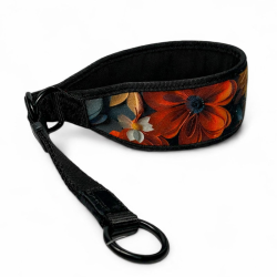 Fleksas Martingale platus, medžiaginis antkaklis šunims, 40–45 cm