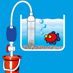 Happet akvariumo dugno siurblys