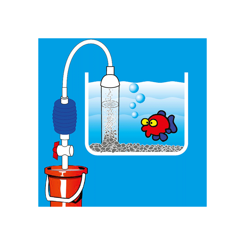 Happet akvariumo dugno siurblys