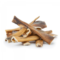 Happet natūralus skanėstas džiovinta jaučio oda šunims