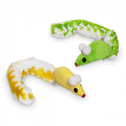 Nobby pelė su katžole katėms