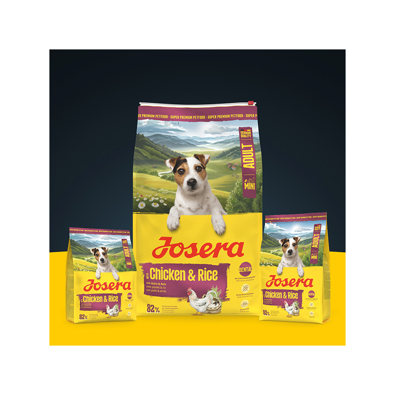 Josera Mini Chicken&Rice sausas maistas šunims, 3 kg