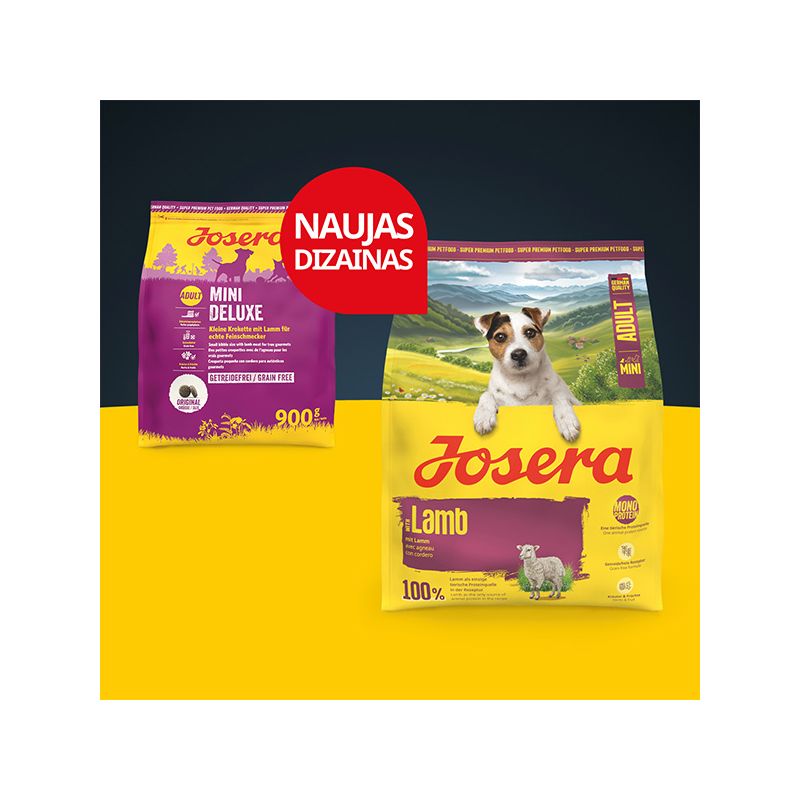 Josera Mini Lamb sausas maistas šunims, 3 kg