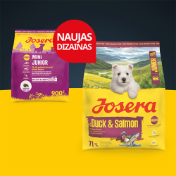 Josera Mini Junior Duck&Salmon sausas maistas šunims, 3 kg