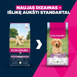 Eukanuba Life Care Puppy L sausas pašaras šuniukams su ėriena ir ryžiais, 12 kg