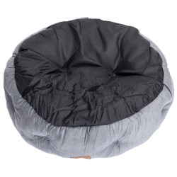 Nobleza pilkas, apvalus guolis šunims ir katėms, 80x18 cm