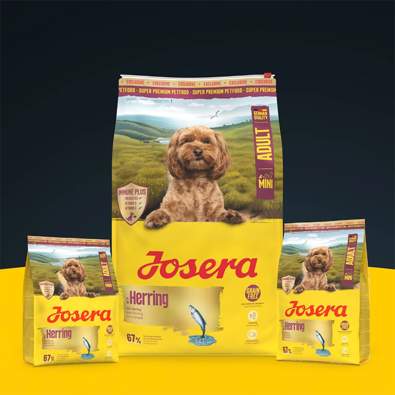 Josera Mini Herring sausas maistas šunims, 900 g