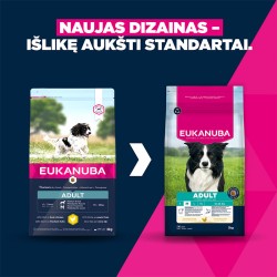 Eukanuba Life Care Adult M sausas pašaras šunims su vištiena, 3 kg