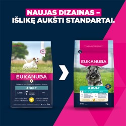 Eukanuba Life Care Adult S sausas pašaras šunims su vištiena, 3 kg