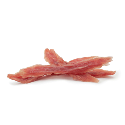 Happet Duck Stripes antienos juostelės skanėstai šunims, 500 g