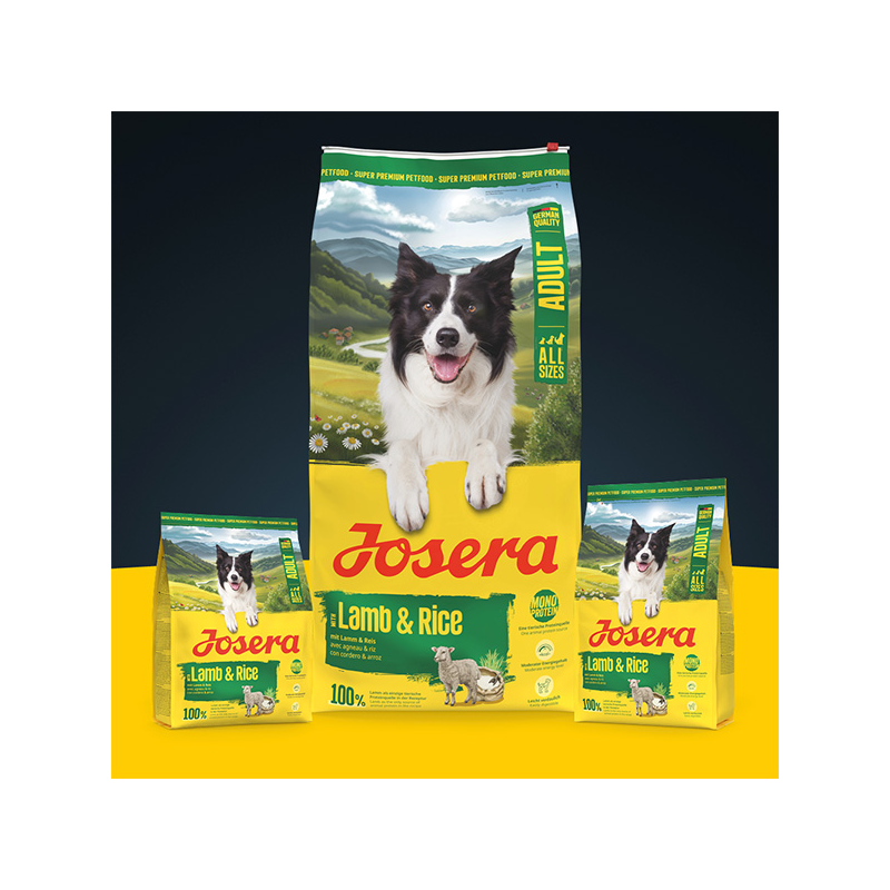 Josera A/S Lamb&Rice sausas maistas šunims, 3 kg