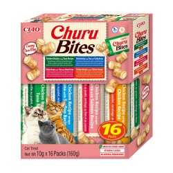 Churu Bites suktinukai su vištiena skanėstai katėms, 16 vnt.