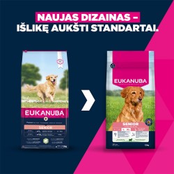 Eukanuba Life Care Senior L sausas pašaras senyviems šunims su ėriena ir ryžiais, 12 kg
