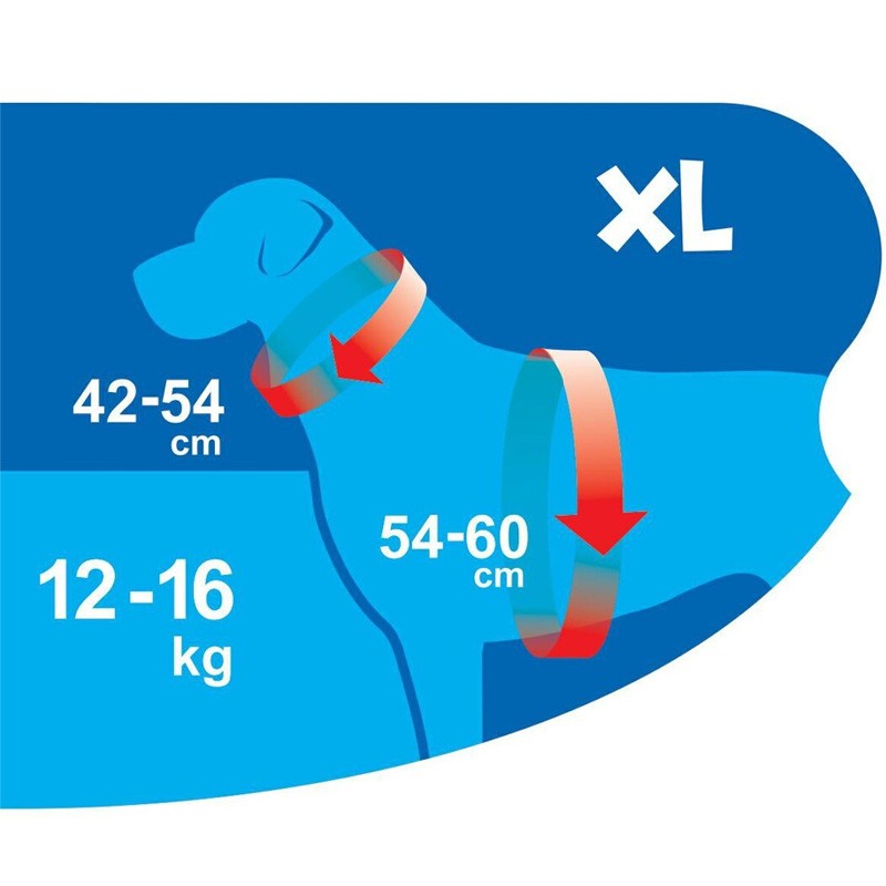 Happet minkštos, turkio spalvos petnešos šunims, XL