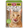 Perfecto Cat Mega Pack lazdelės su ėriena ir kalakutiena skanėstai katėms, 20 vnt.