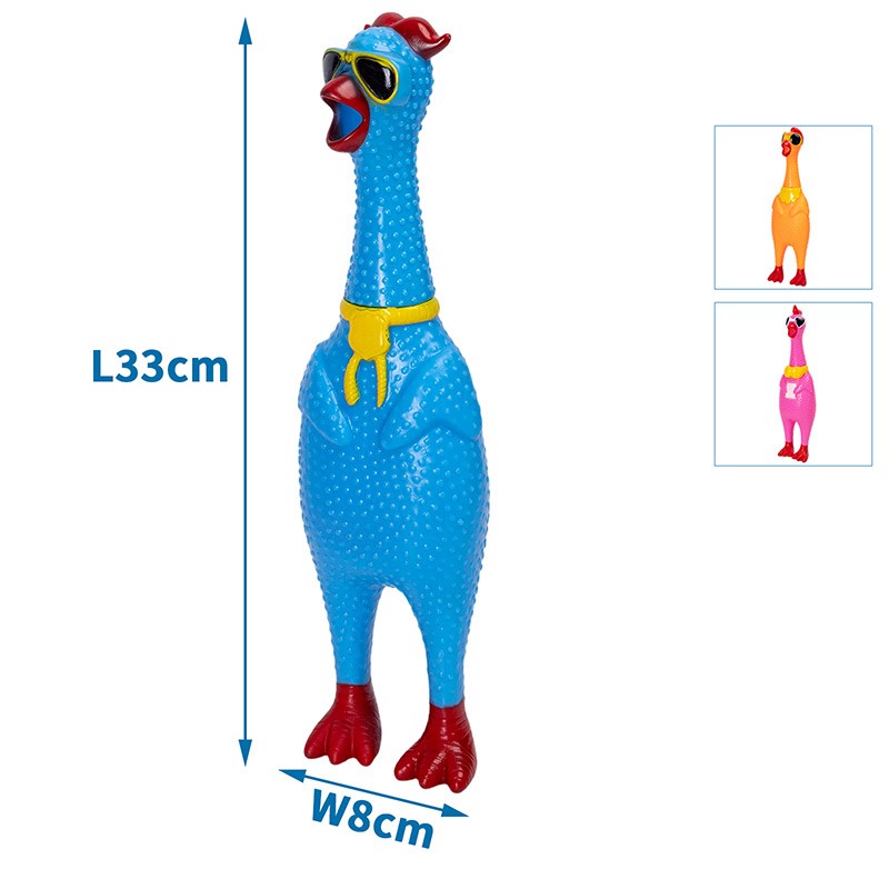Nobleza vinilinė višta žaislas šunims, 33 cm