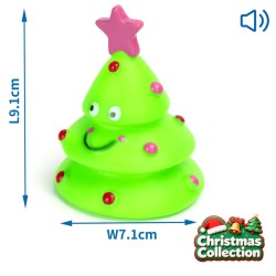 Nobleza vinilinė kalėdinė eglutė su garsu žaislas šunims, 9,1x7,1 cm