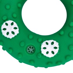 Nobleza vinilinis kalėdinis vainikas žaislas šunims, 12x4 cm