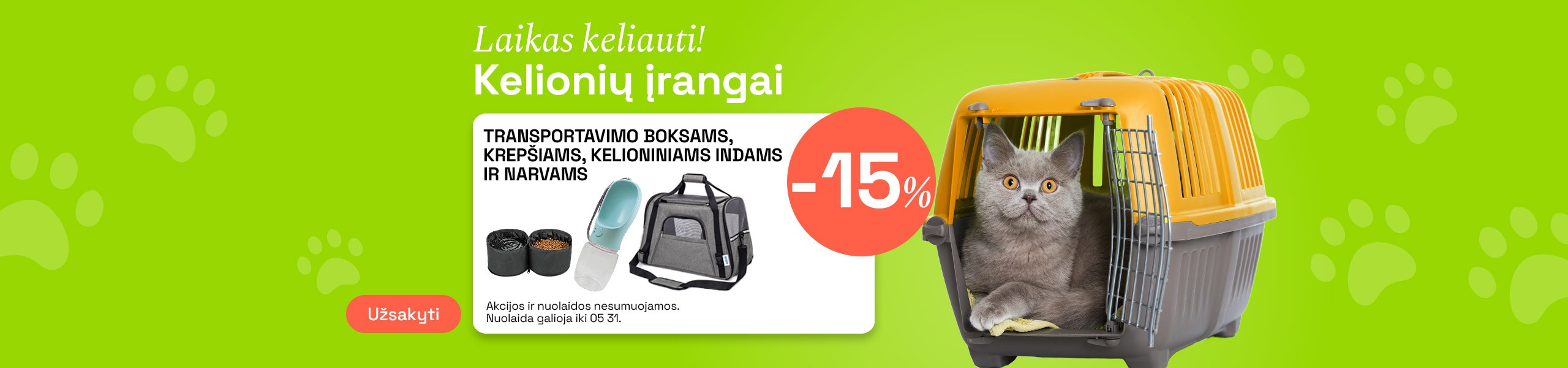 Kelionių įranga