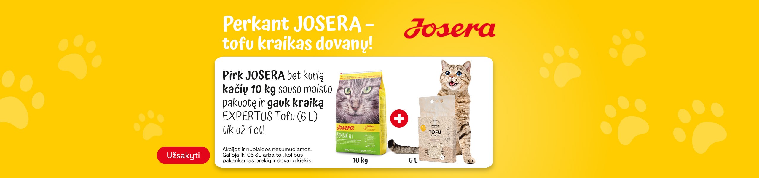 Perkant Josera, kraikas dovanų!