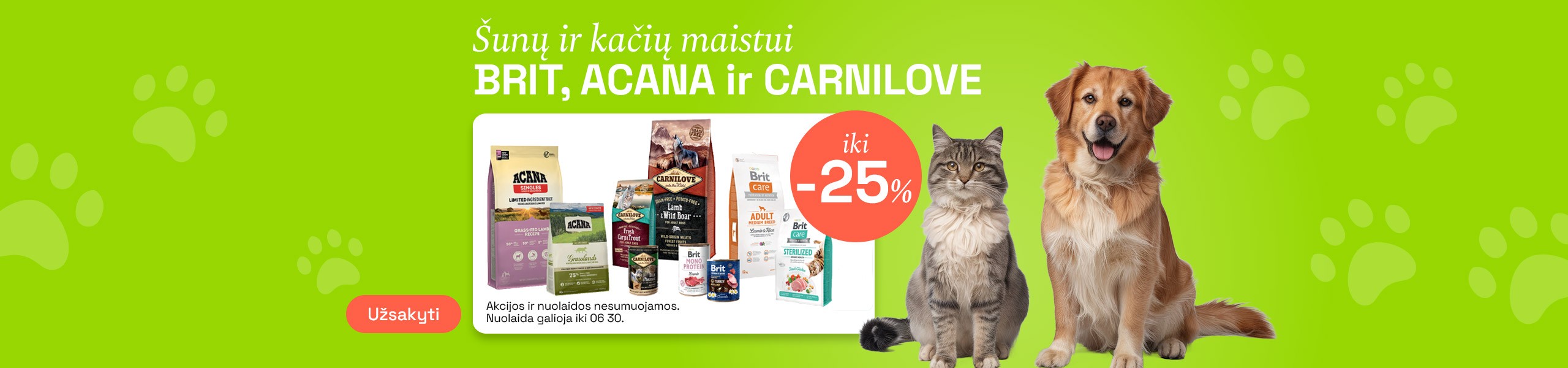 Sausas maistas ir konservai