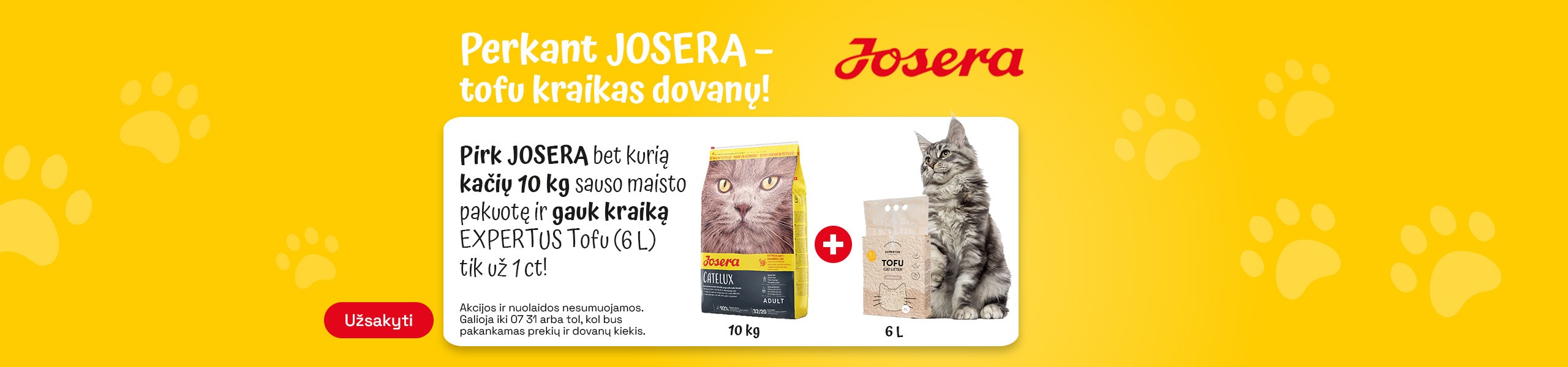 Perkant Josera, kraikas dovanų!