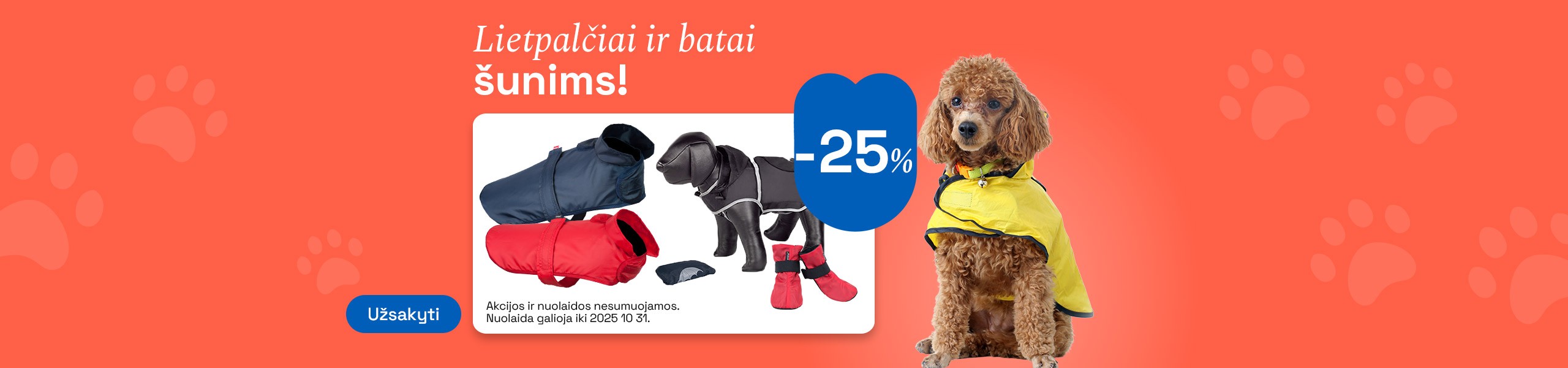 Paltai, striukės ir lietpalčiai